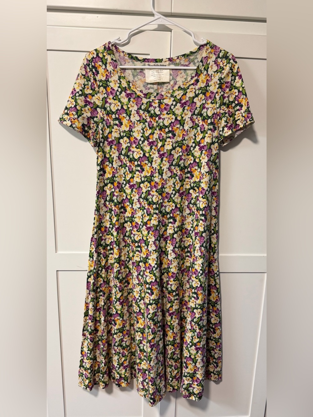 Vintage 70’s Diane Von Furstenburg Floral Jersey Dress Made in Italy